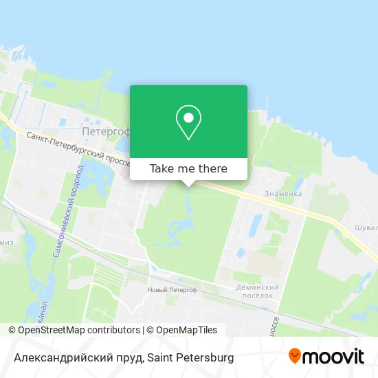 Александрийский пруд map