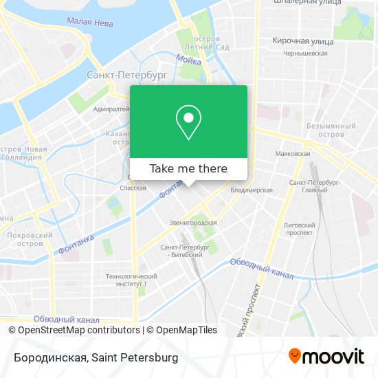 Бородинская map