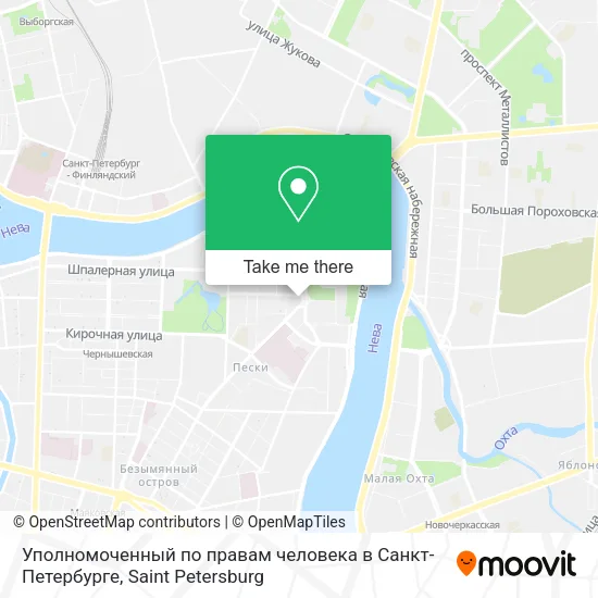 Уполномоченный по правам человека в Санкт-Петербурге map