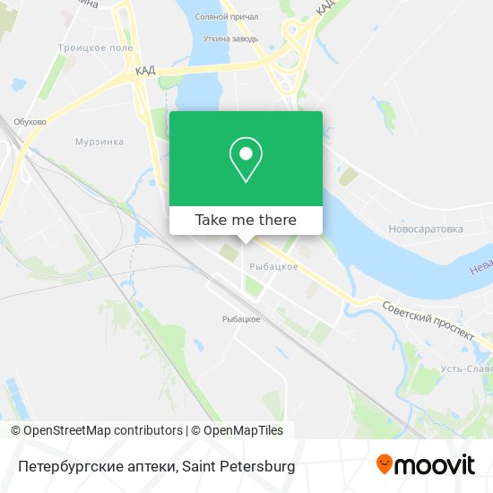 Петербургские аптеки map