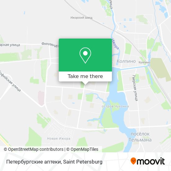 Петербургские аптеки map