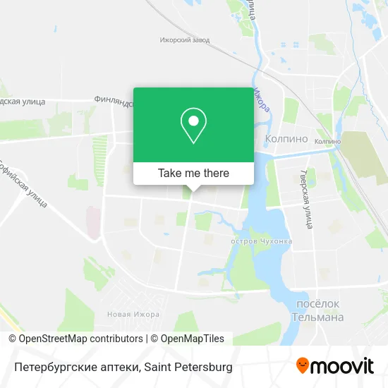 Петербургские аптеки map