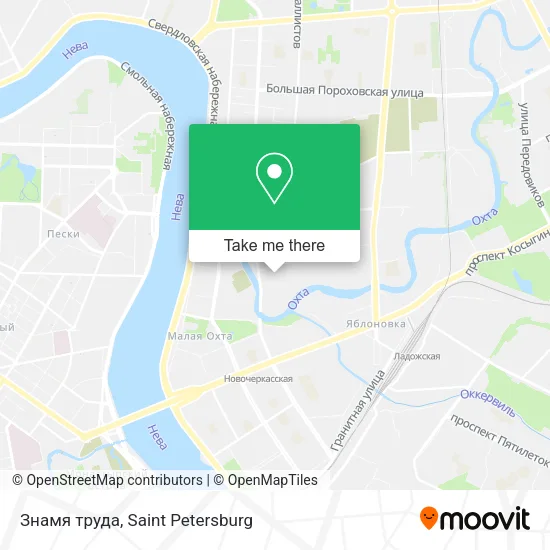 Знамя труда map