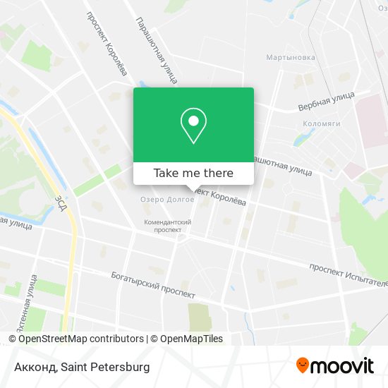Акконд map