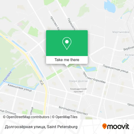 Долгоозёрная улица map