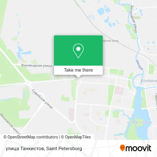 улица Танкистов map