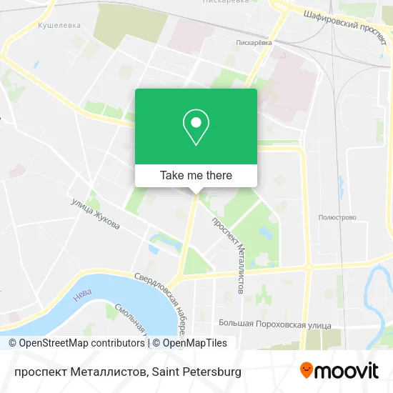 проспект Металлистов map