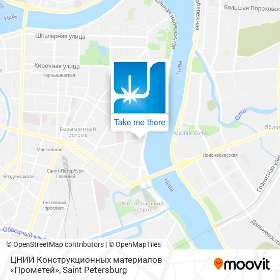 ЦНИИ Конструкционных материалов «Прометей» map