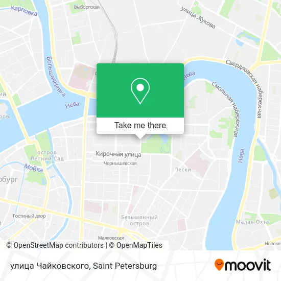 улица Чайковского map