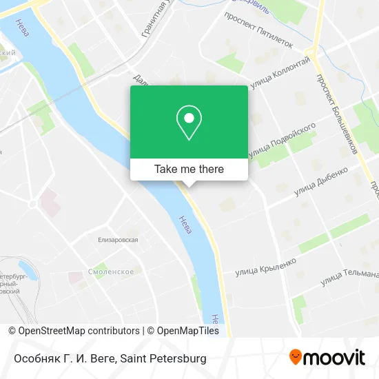 Особняк Г. И. Веге map