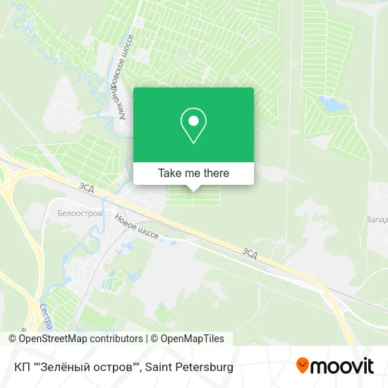 КП ""Зелёный остров"" map