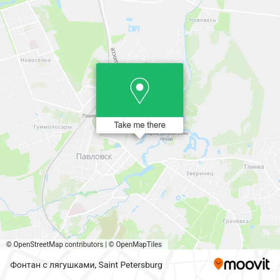 Фонтан с лягушками map