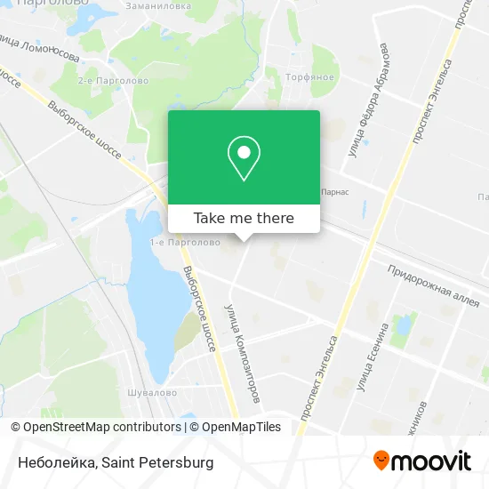 Неболейка map