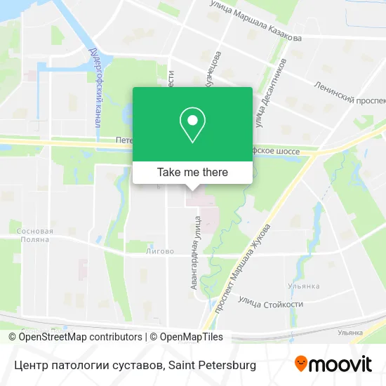 Центр патологии суставов map
