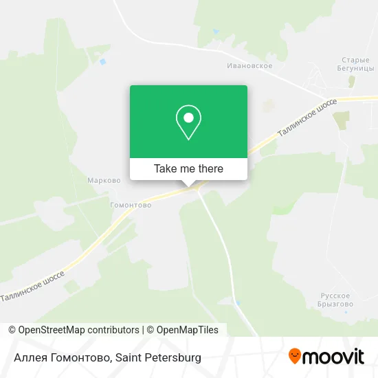 Аллея Гомонтово map