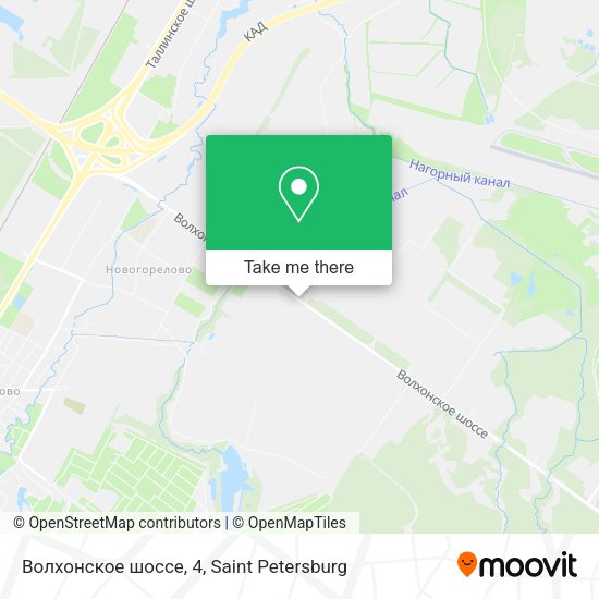 Волхонское шоссе, 4 map