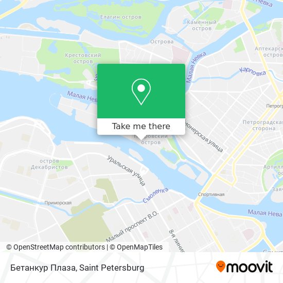 Бетанкур Плаза map