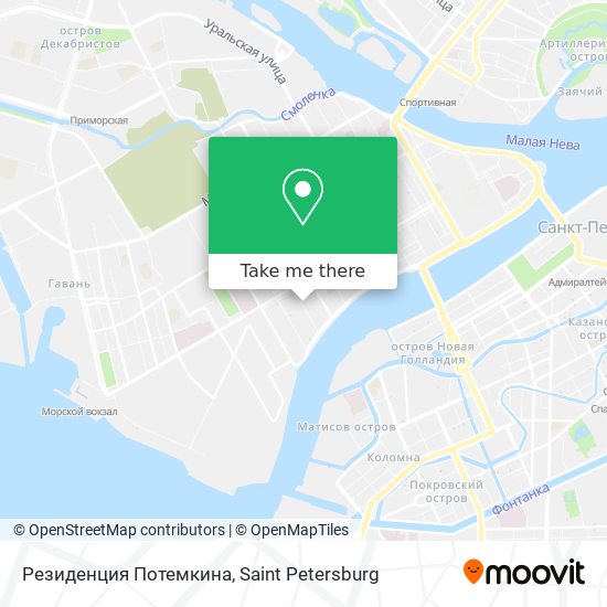 Резиденция Потемкина map