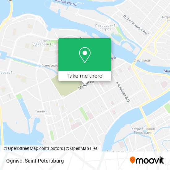Ognivo map