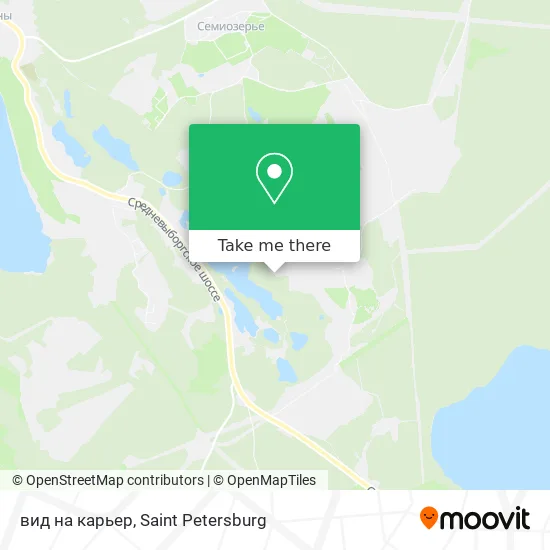 вид на карьер map