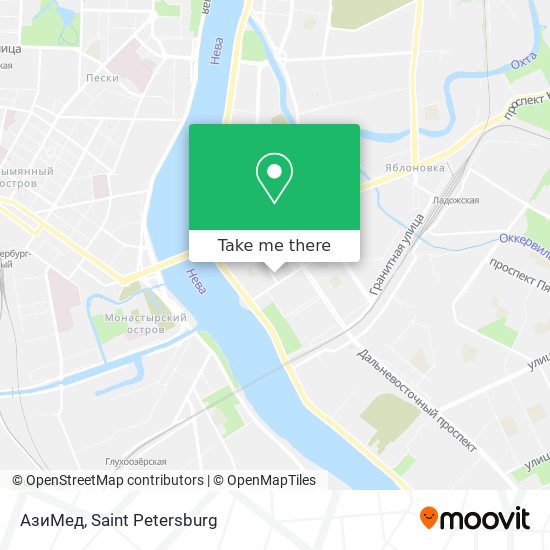 АзиМед map