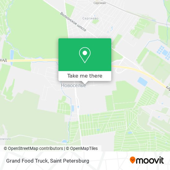 Grand Food Truck map
