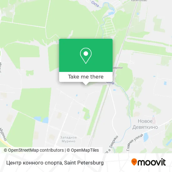 Центр конного спорта map