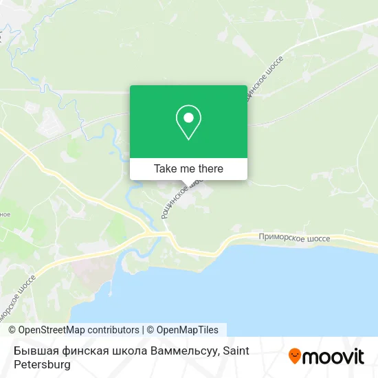 Бывшая финская школа Ваммельсуу map