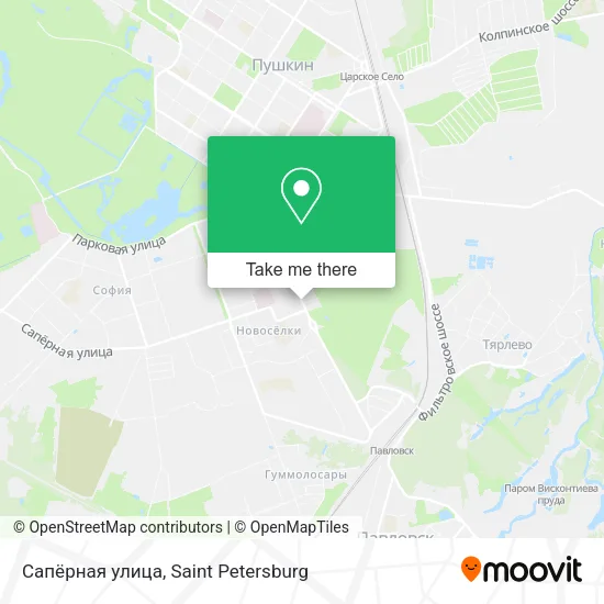 Сапёрная улица map