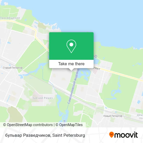 бульвар Разведчиков map