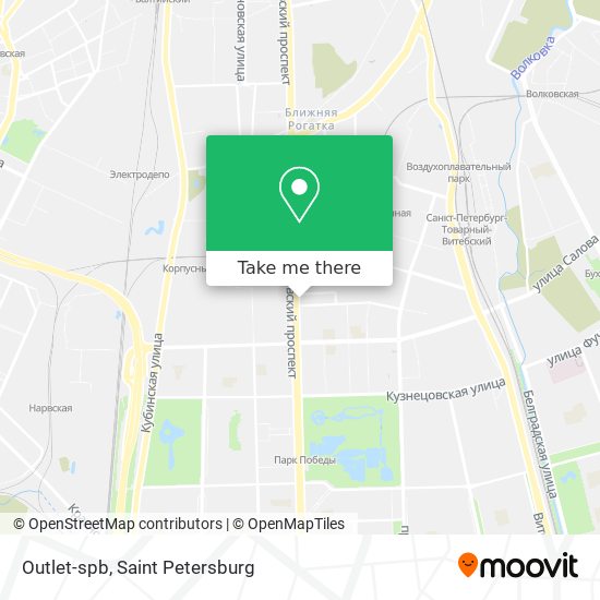 Outlet-spb map