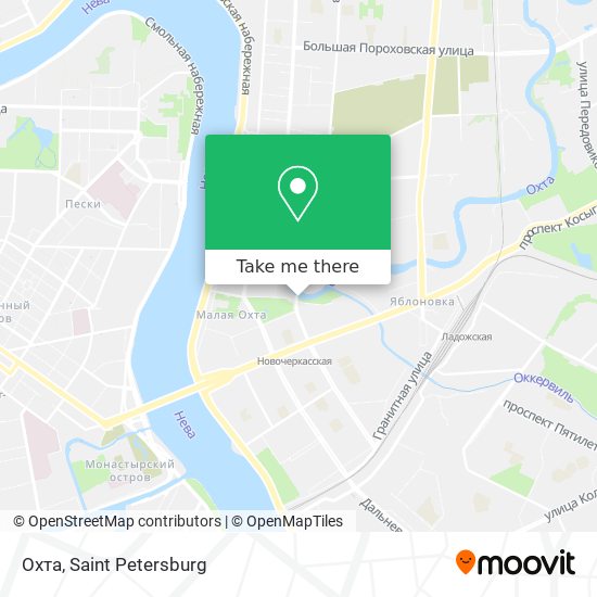 Охта map