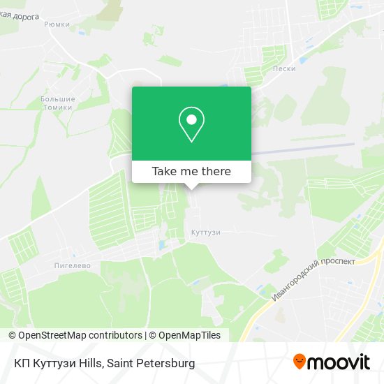 КП Куттузи Hills map