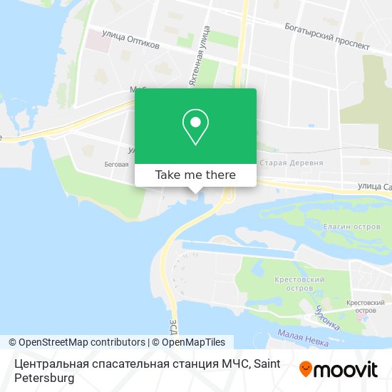 Центральная спасательная станция МЧС map