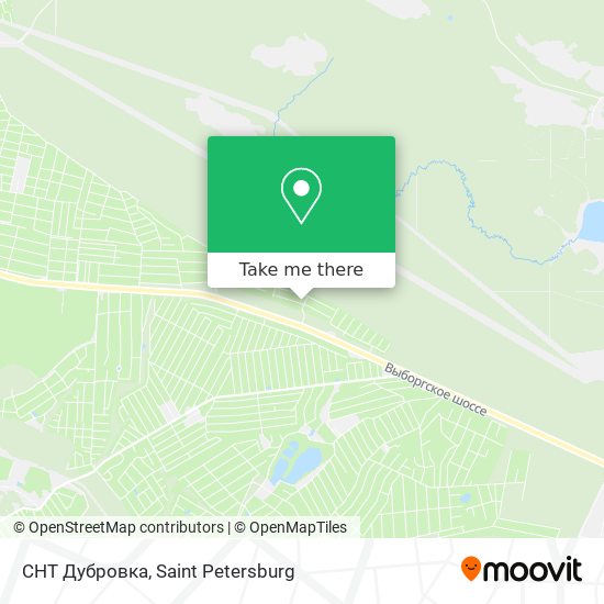 СНТ Дубровка map