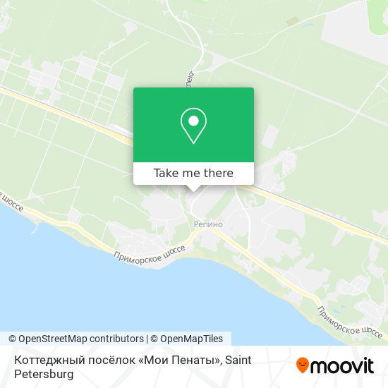 Коттеджный посёлок «Мои Пенаты» map