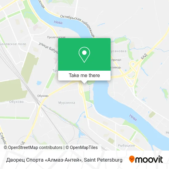 Дворец Спорта «Алмаз-Антей» map