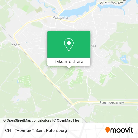 СНТ ""Родник"" map