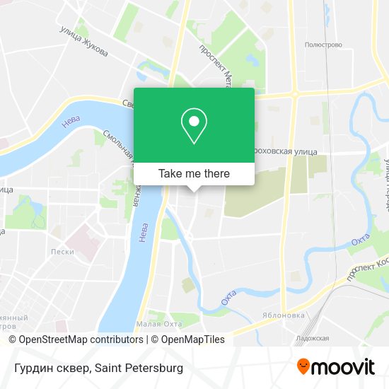 Гурдин сквер map