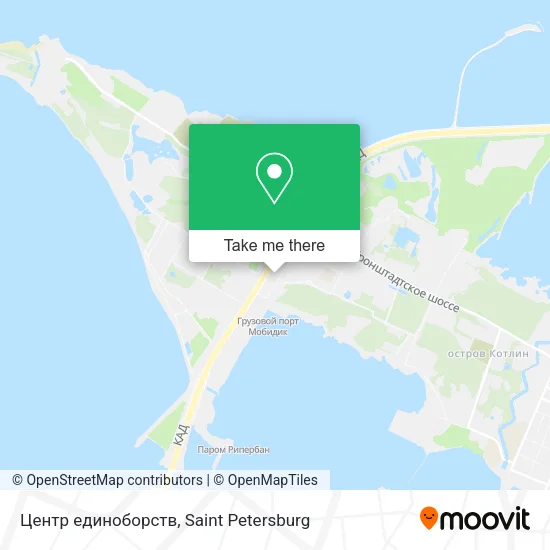 Центр единоборств map