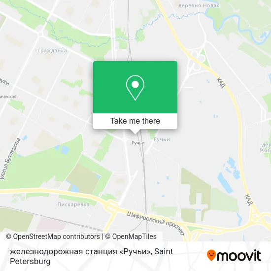 железнодорожная станция «Ручьи» map