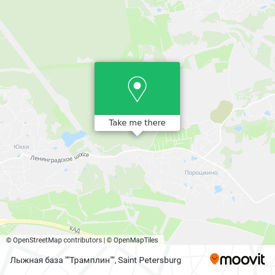 Лыжная база ""Трамплин"" map