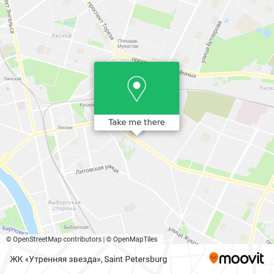 ЖК «Утренняя звезда» map