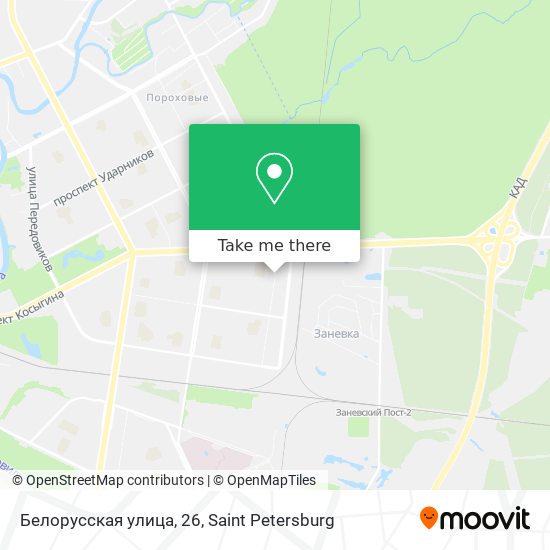 Белорусская улица, 26 map