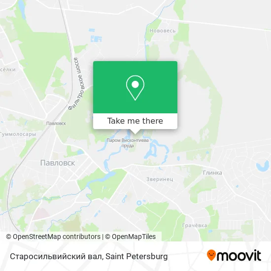 Старосильвийский вал map