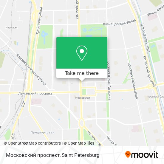 Московский проспект map