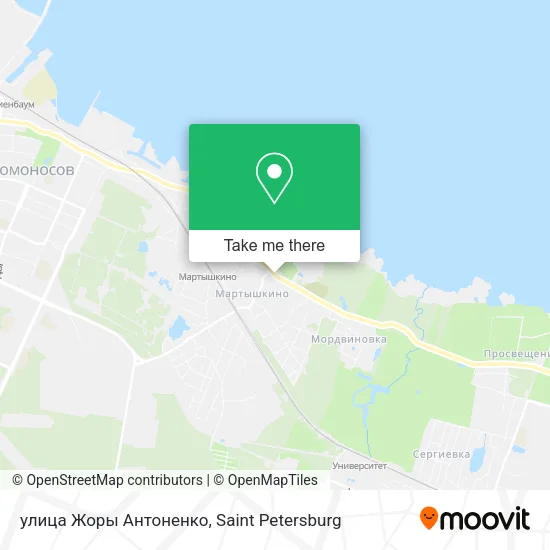 улица Жоры Антоненко map