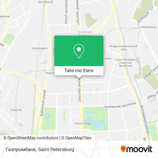 Газпромбанк map