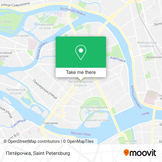 Пятёрочка map