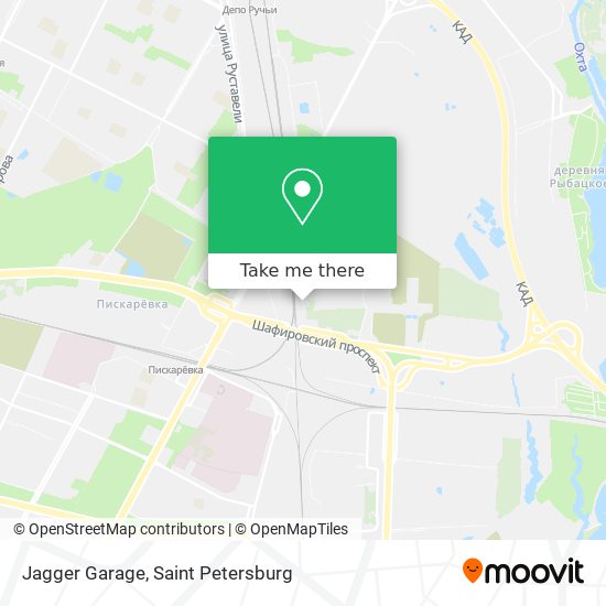 Jagger Garage map